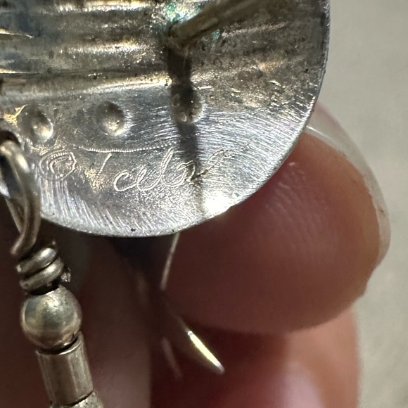 925 Tabra Tunoa Star Dangle Earrings - Picture 3 of 3